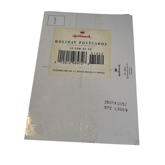 Vintage Hallmark Holiday Postcards Set Of 10 Santa Claus Design "A Merry Christm - Picture 2 of 5